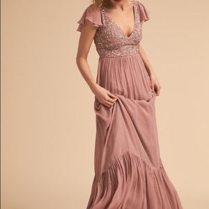 BHLDN Daphne Dress - Rose Quartz